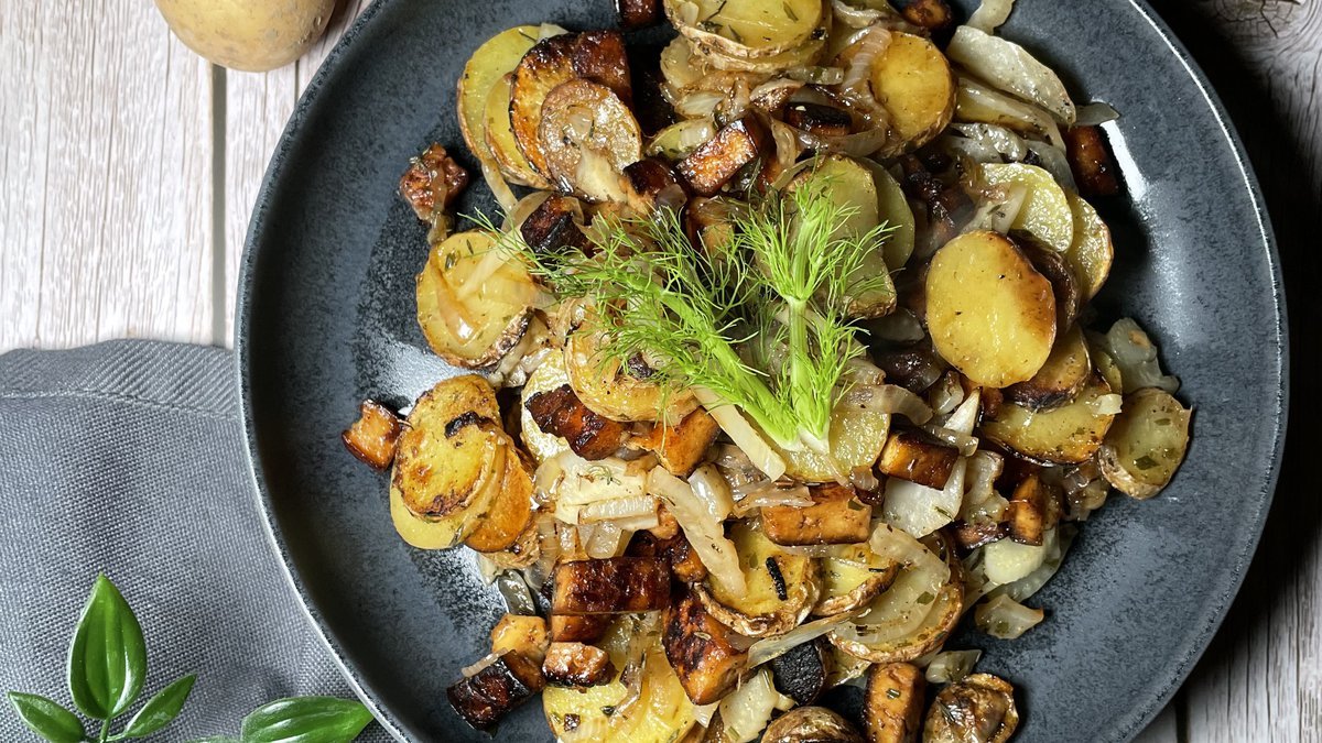 Butterkartoffeln mit Fenchel